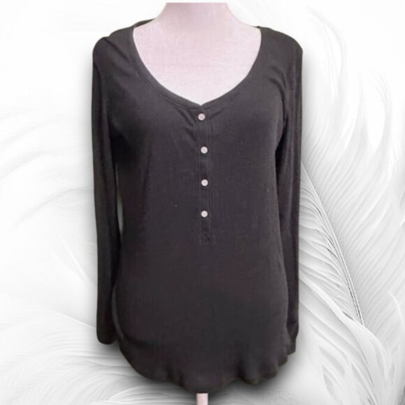 Victorias Secret Black Women's Long Sleeve Knitted Pullover Size: L - Picture 1 of 5